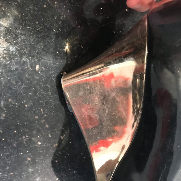 FRANCO SARTO CLASSIC BLACK AND GOLD WEDGE - Picture 8 of 15